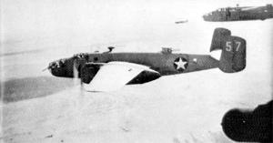 B-25C �� 83-�� ��������� 12&nbsp;BG, ������������� P-40 ��� �������� �������, 1942&nbsp;�