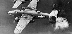 ���� B-25D-20-NC �� 42-� ���������������� ������, 13-� ��������� ����� ���������������� � �������� ������ ���� 11&nbsp;������ 1944&nbsp;�. 42-� ������ ������������ ����� �� ������� �������� �� ����������� ��������. �� ���� ���������� ������� � �������� �������� &laquo;Whirmaid&raquo;