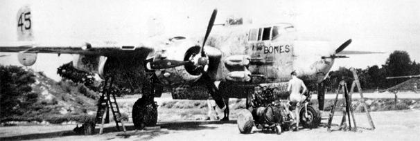 &laquo;������ �����&raquo;, B-25H-10-NA, ��������� B-25 ���������� � ��������. ������� ������ ����������� �������, �������� �� ��� ���� ������� � � ����� ���� ��������� � ����� ������� ��������. &laquo;������ �����&raquo; ��� ������� � 81- �������� 12&nbsp;BG