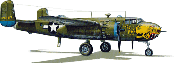 &laquo;Tee-Kay&raquo;, B-25G �� 823-�� ��������� &laquo;�����&raquo; 38&nbsp;BG, ����� ������, 1944&nbsp;�.