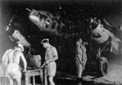 �������� ��������� ������� Bf-110D �� III/ZG 26 � ������� ����� ��� �������� �������
