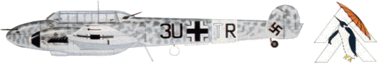 Bf-110C �� 7/ZG 26 'Horst Wessel', �������� �������, 1942-43