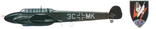 Bf-110C �� 2/NJG 4, ��������, 1942. ������� - NJG 1, 2, 3, 4, 6 'Der Englandbitz' (������ ��� �������)