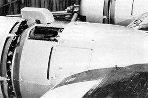 PBY-3 были оснащены новыми двигателями Пратт-Уитни R-1830-66, оснащенными карбюраторами с нисходящим потоком. В результате воздухозаборник переместился в верхнюю часть мотогондолы