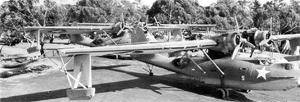 Каталины дивизиона VP-101 на базе Пеликан-Поинт в Австралии, август 1942 г. Возможность перевести дух для дивизиона, отступавшего с Филиппин с непрерывными боями. PBY-5 были перегнаны в Австралию для замены PBY-4, потерянных при отступлении.