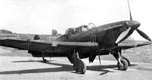 Серийный ночной истребитель Дифайент Mk.II, оборудованный радаром A.I. Mk.IV, лето 1942 г.