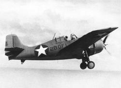 �������� F4F-4 �� ��������������� ��������� 28 (VGF-28) �������� ������ ����� ������ � ���������� ��������� "�������" (CVE-30)</TD> 10 ������� 1942&nbsp;�. ��� ��������� �� �������� ������� ������� ������ �������