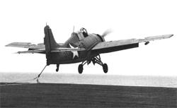 F4F-4 �� VF-20 �������� � ������ ���������� ��������� "������" (CVE-20) 26 ����� 1943&nbsp;�. ������, ��������� �� ���������, ������������ ��� ��������� �������� �� ���������� ���� ��������� �� ������� ������ ��������. ����� ������ ������ ����������