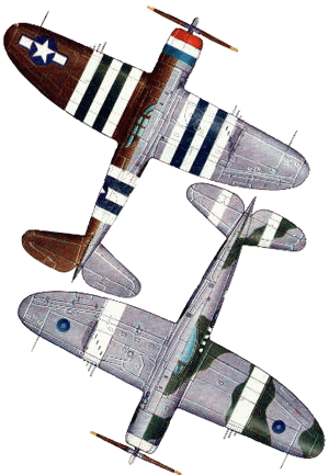 �����������-�������������� P-47D-10RE (������) P-47D-30RA (�����)