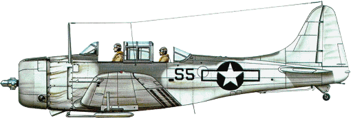 S-5, SBD-5 �� VS-37, ����������� � �������������� �����, ������� 1944&nbsp;�. ������� ������� �� ������������� ��������������� ����� (����� ����� � �����)