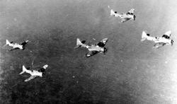 ������� SBD-3 �� VB-6 � "�����������" � ������ ����� 10&nbsp;���� 1942&nbsp;�. ���������� �� ��, ��� ���� � ��� ������