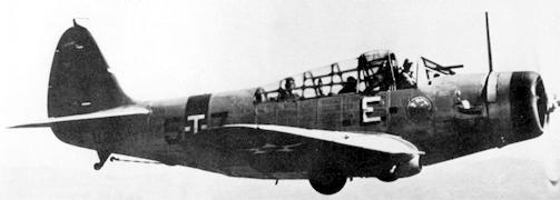 TBD-1 (���. ����� 0331) ������ � VT-5 � 1938 �� 1941&nbsp;�., ����� ��� ������� � VT-7 �� "����". ����� ������ �� "�����" �� ��� ��������� � ������� �����, �� ������� ��� ������ �� ���� 9&nbsp;������� 1944&nbsp;�. �� ���� ������ �� ��� ����� �� ��������� TBD �� �����.