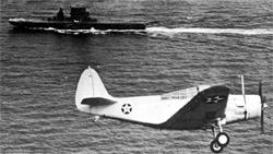 TBD-1 �� VT-3 ������� �� ������� �� "��������" �� ����� ����������� �������� � ������� 1941&nbsp;�. ���� �������� ������ ���� �������������� � ���������, ����� ������� ���������������� �� ���� ����� ������ �������.