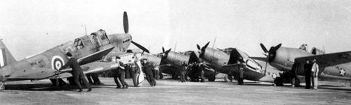 � ����� 1942&nbsp;� "����" ������ � �����-���� �� ���������� �������� � ���������. ��� ���������� ���������� �� ��������� �������� � ������ �� ������� ���� ��������� �������� ���������� ��� �������� �� ������. �� ������ - TBD �� VT-7 � F4F �� VT-71 ����� �������� � ��������� ������������ �����.