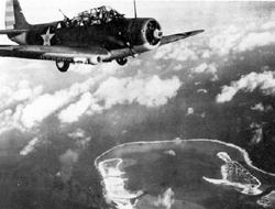 TBD-1 (6-T-5) �� VT-6 ����� ��� ������ �� ����� ����� "�����������" 14&nbsp;������� 1942&nbsp;�. VT-6 ����� ����� �� ����� ������������ � ����������� �� ����� � ���������� ���� ����� �������� �����.